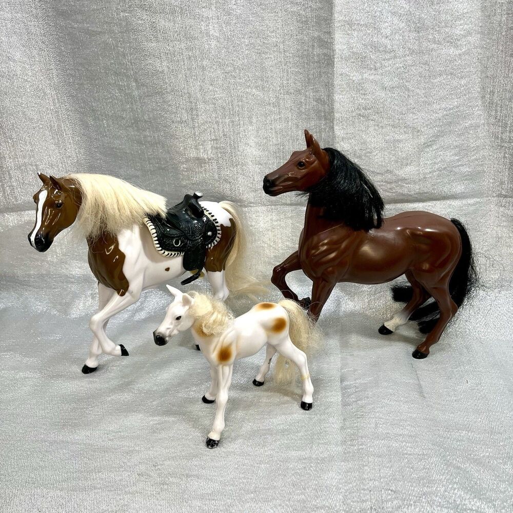 Horse Toy LOT of 3 Horses